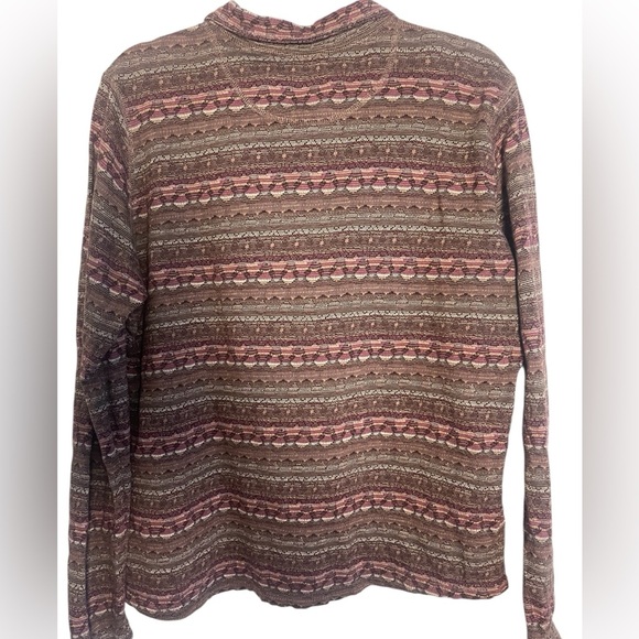 Woolrich Women’s Pullover Half Zip Boho Top Size Medium - Picture 3 of 12